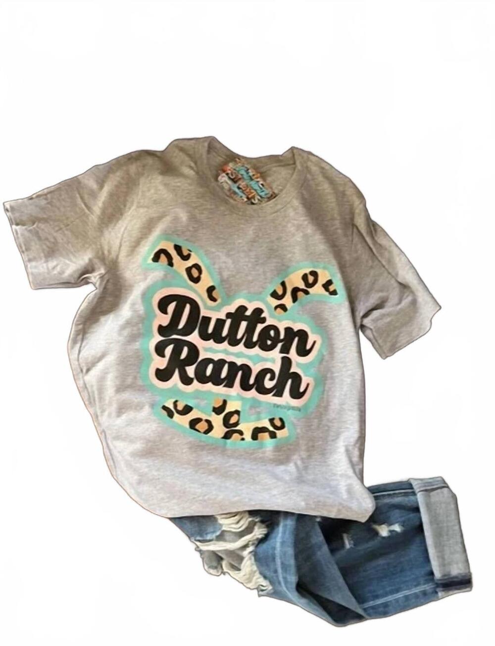 NEW ANAGAILS women's dutton ranch short-sleeve tee in grey